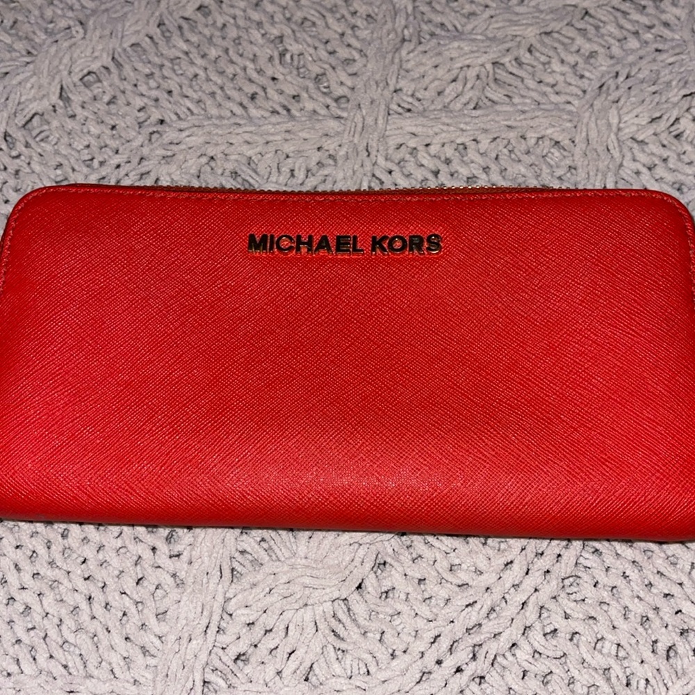 Michael Kors zip around wallet